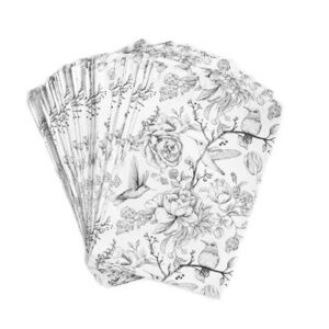 50 large polymailers 12x15 inches vintage birds boho print designer plastic bags